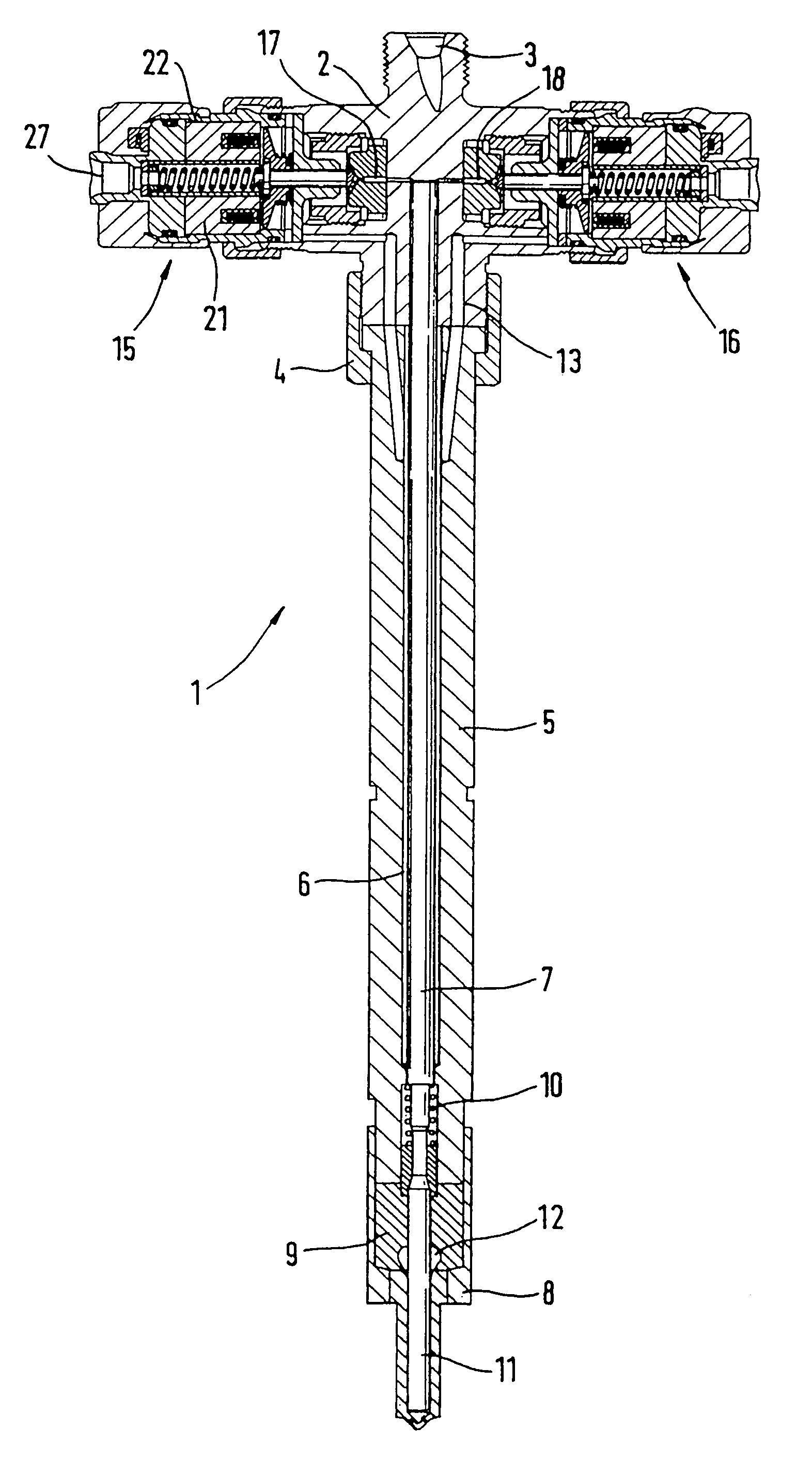 Fuel injector with and without pressure ampification with a controllable needle speed and method for the controlling thereof