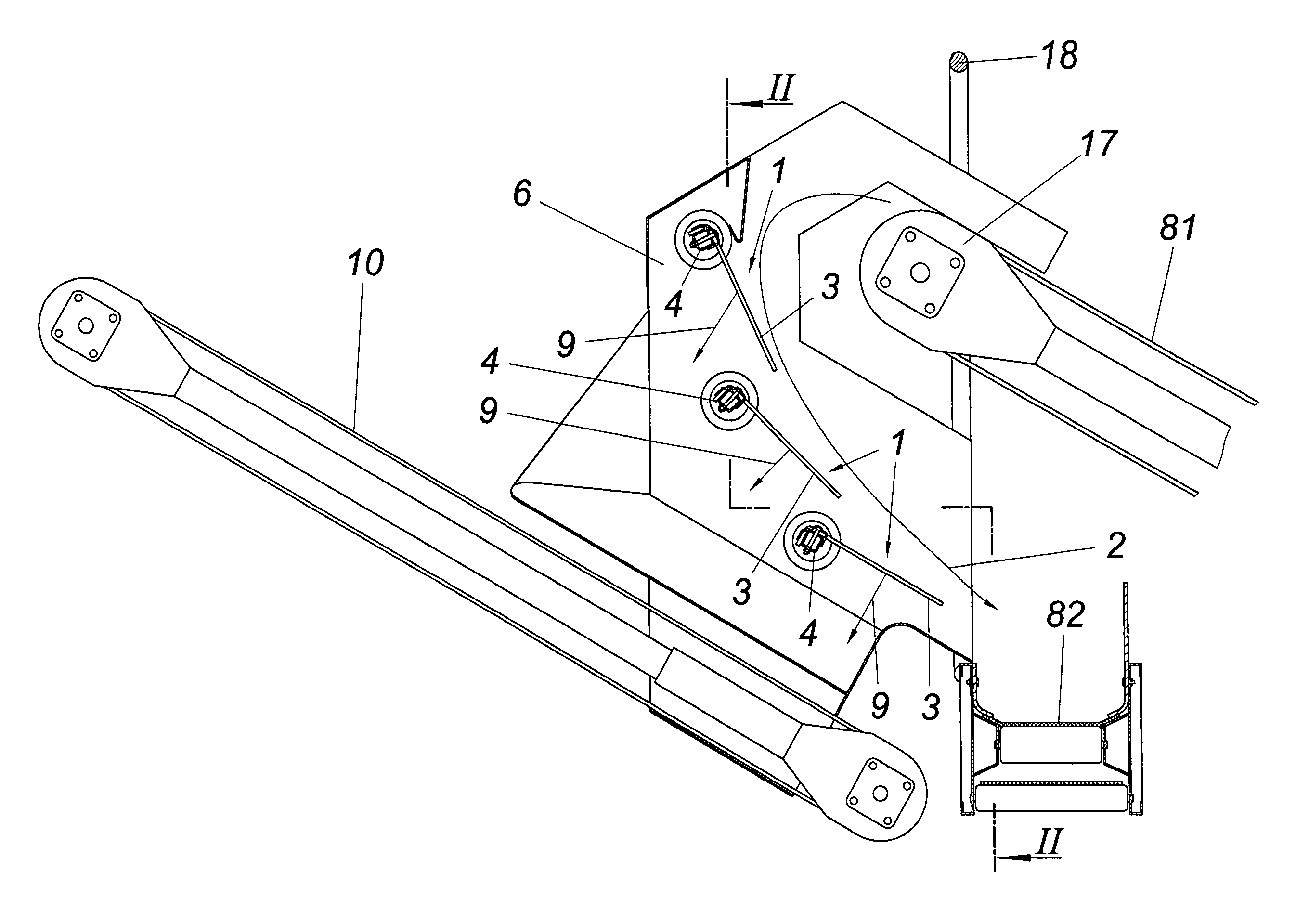 Apparatus for separating coarse grain and fine grain