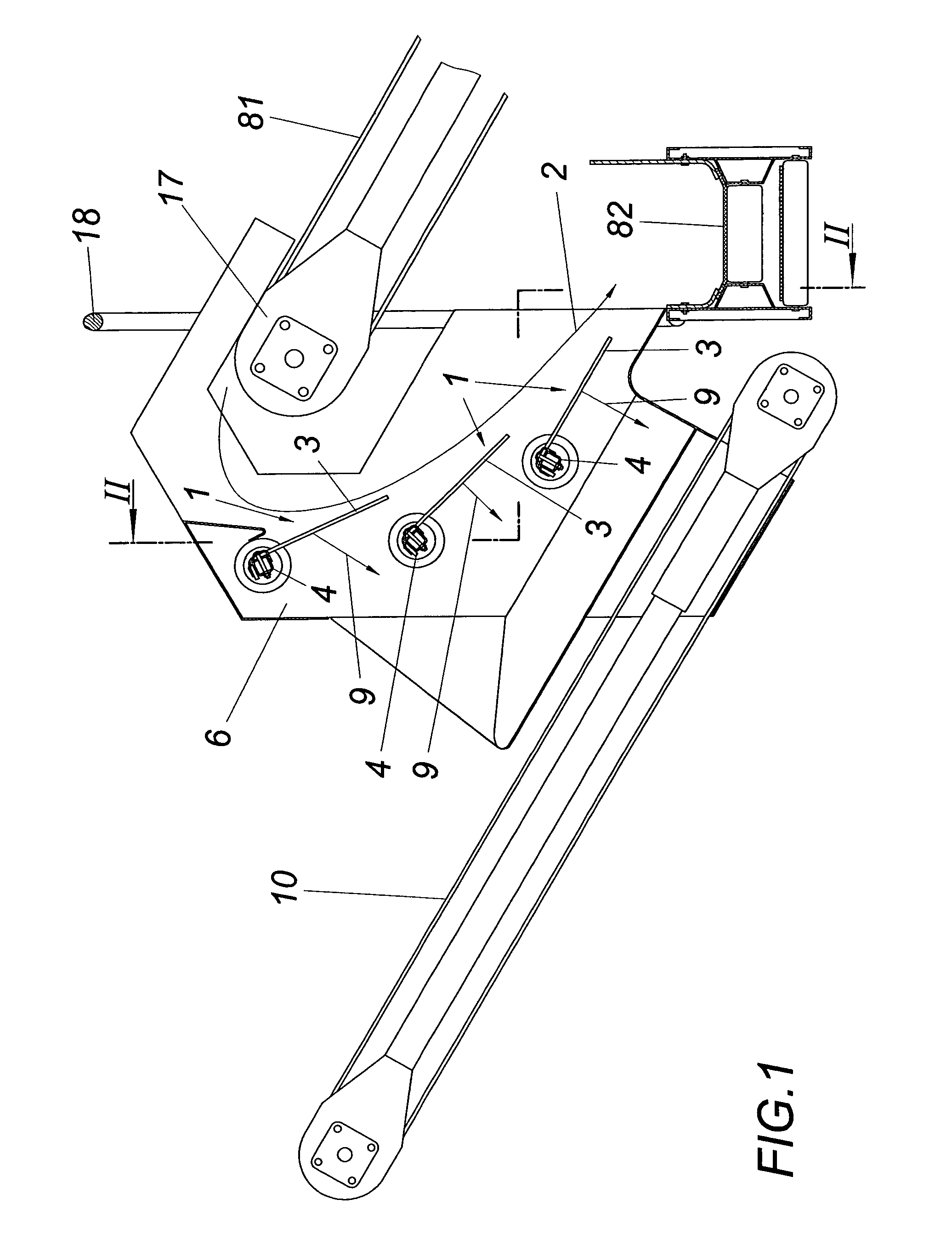 Apparatus for separating coarse grain and fine grain