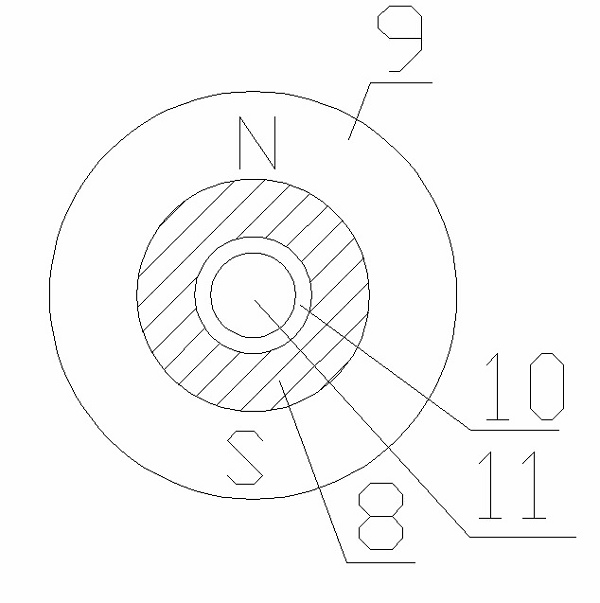 Vehicle collision magnetorheological shock absorber