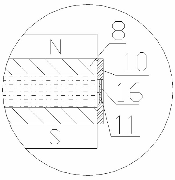 Vehicle collision magnetorheological shock absorber