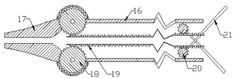 Large deep foundation pit supporting construction structure and method thereof