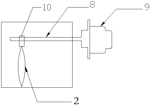 Laser obstacle clearing instrument collimating lens with automatic focusing function