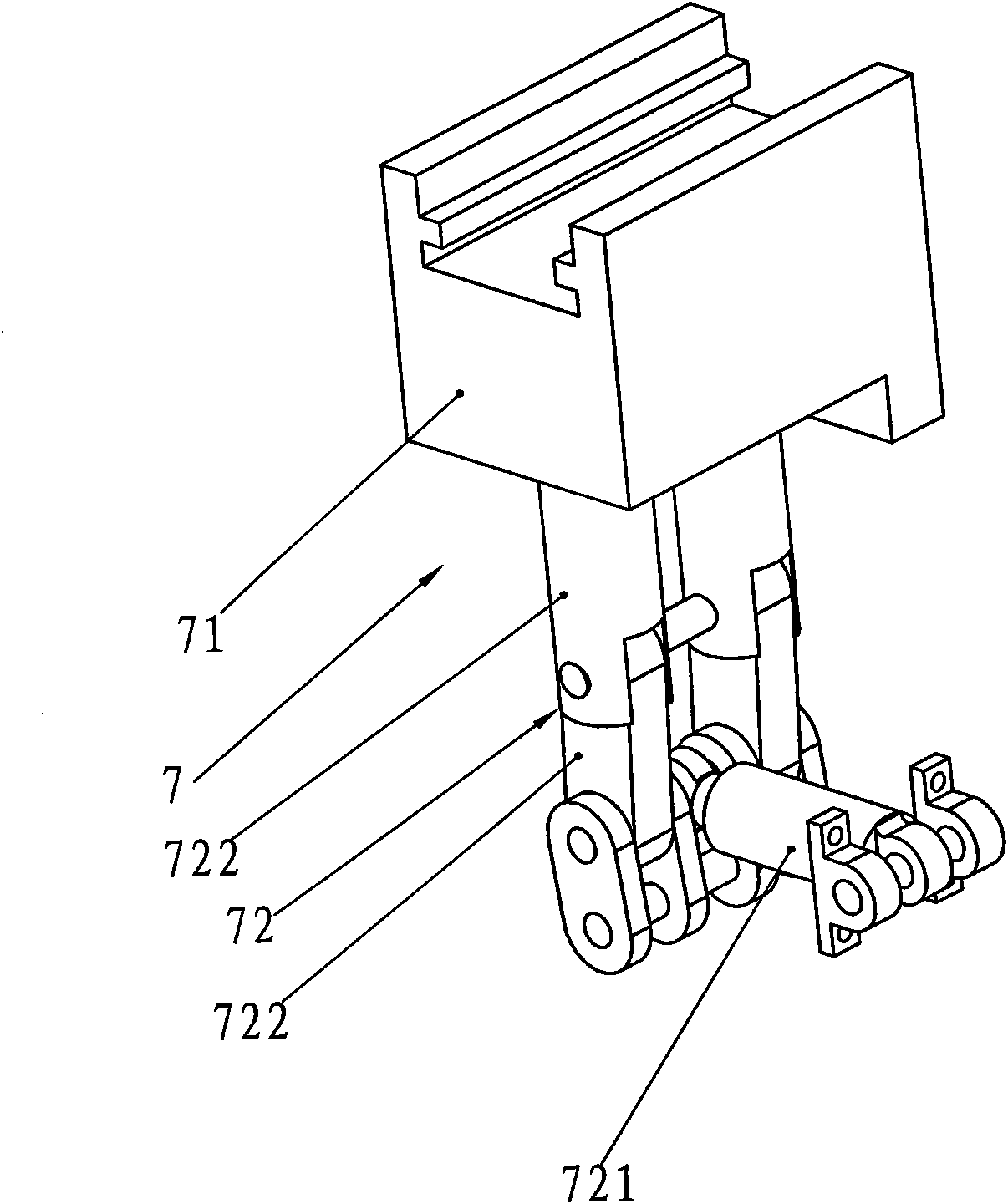 Elbow pipe piece forming machine