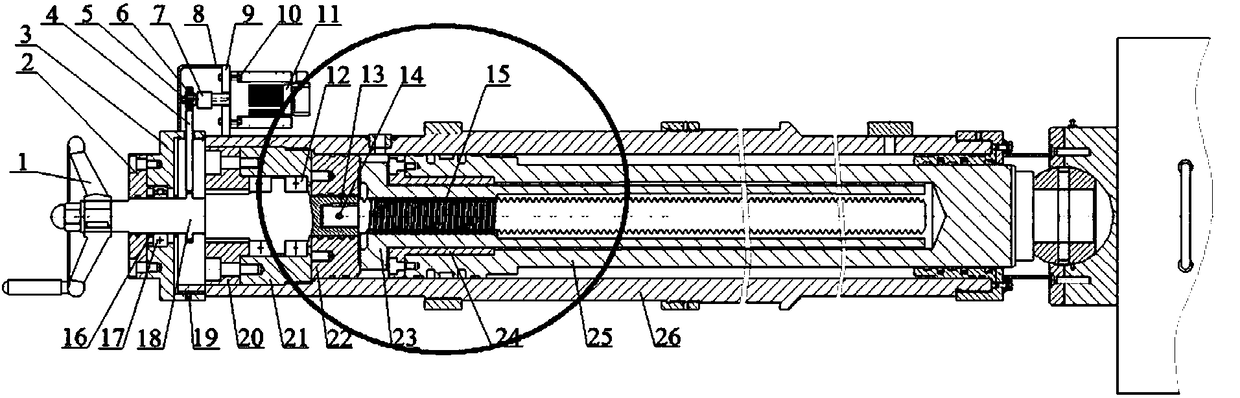 Mechanical locking device for hydraulic supporting legs