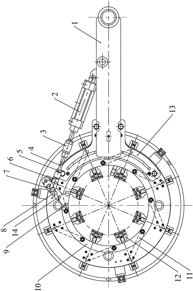 Manipulator for tire vulcanizing machine