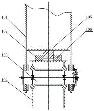 An Adjustable Shear Resistant Structure Used in Large Travel Gear