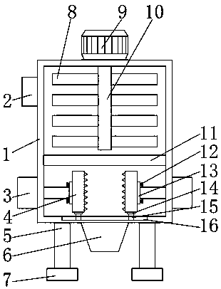 Crusher for bamboo charcoal processing