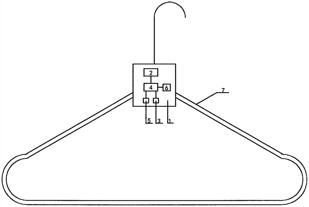 Smart clothes hanger capable of displaying clothes weight