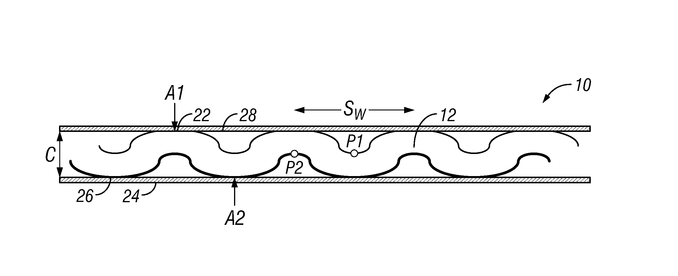 Optimal sandwich core structures and forming tools for the mass production of sandwich structures