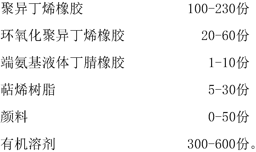 Electrolyte-resistant rubber solution as well as preparation method and electrolyte-resistant rubber tape thereof