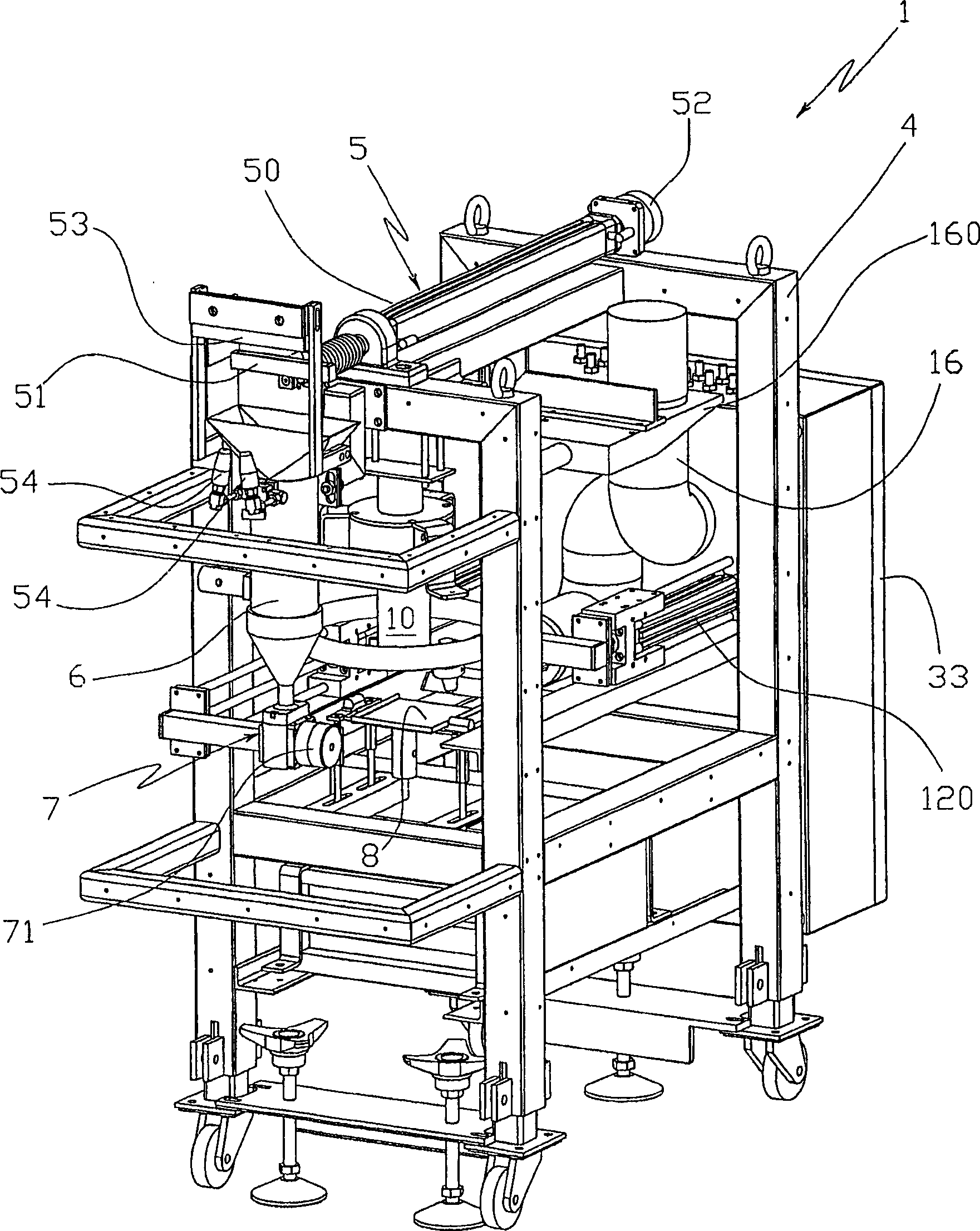 Method for continuously controlling the particle size distribution of powders used in the ceramics industry, and plant for its implementation