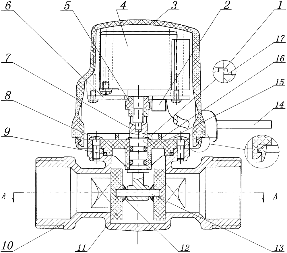 Electrically adjusted self-compensating plug valve