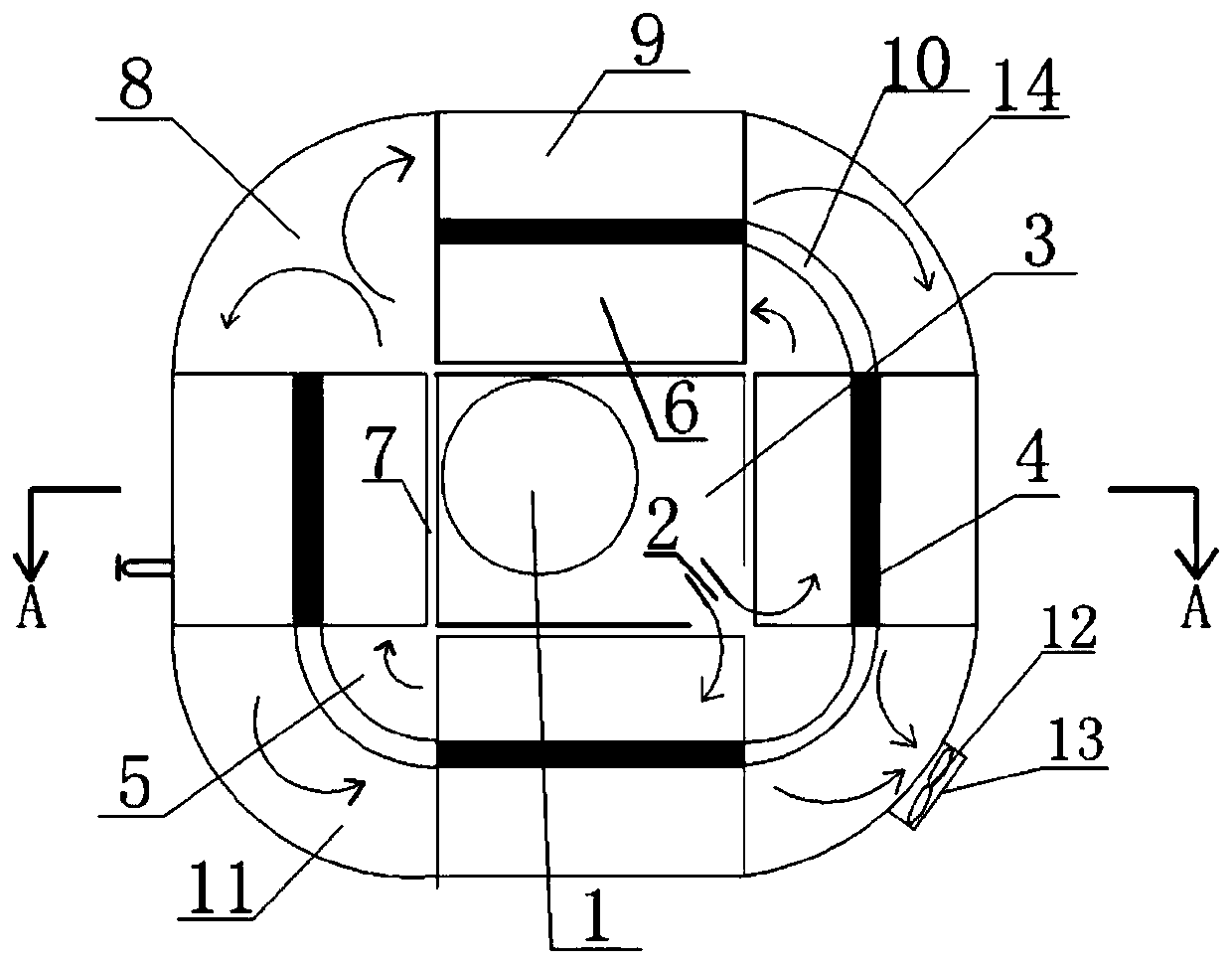 Low-temperature condensing type multifunctional air cleaning device and method