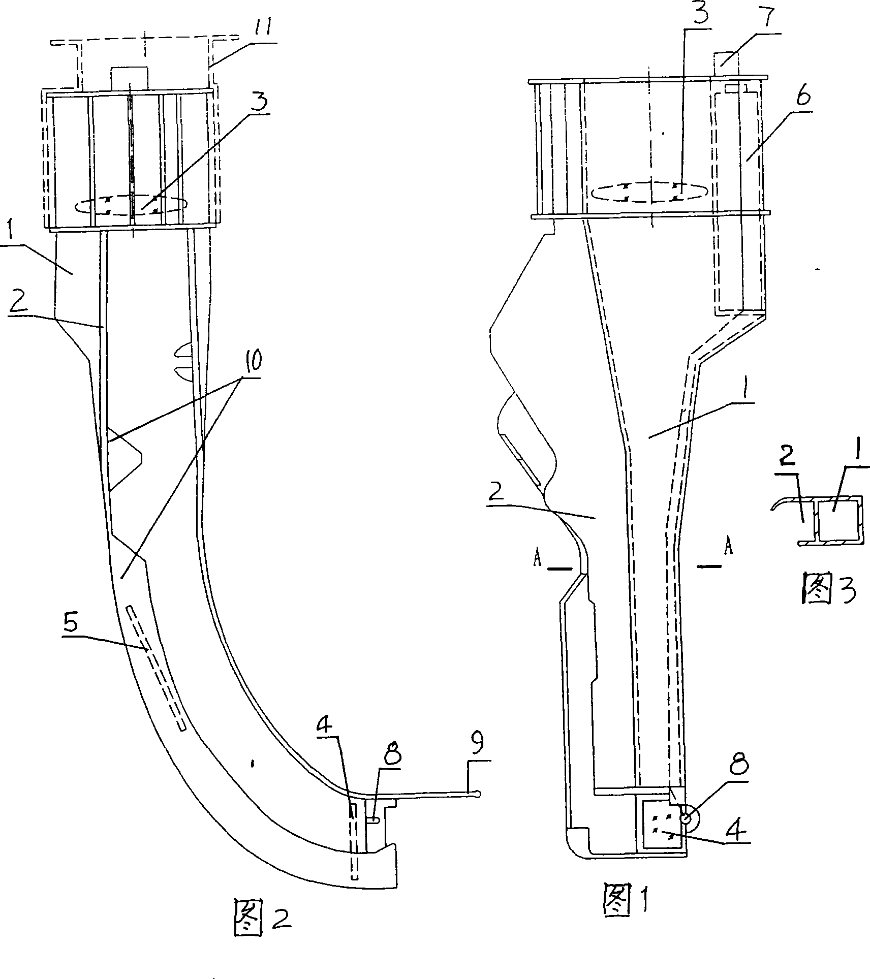 Disposable visual trachea intubation device