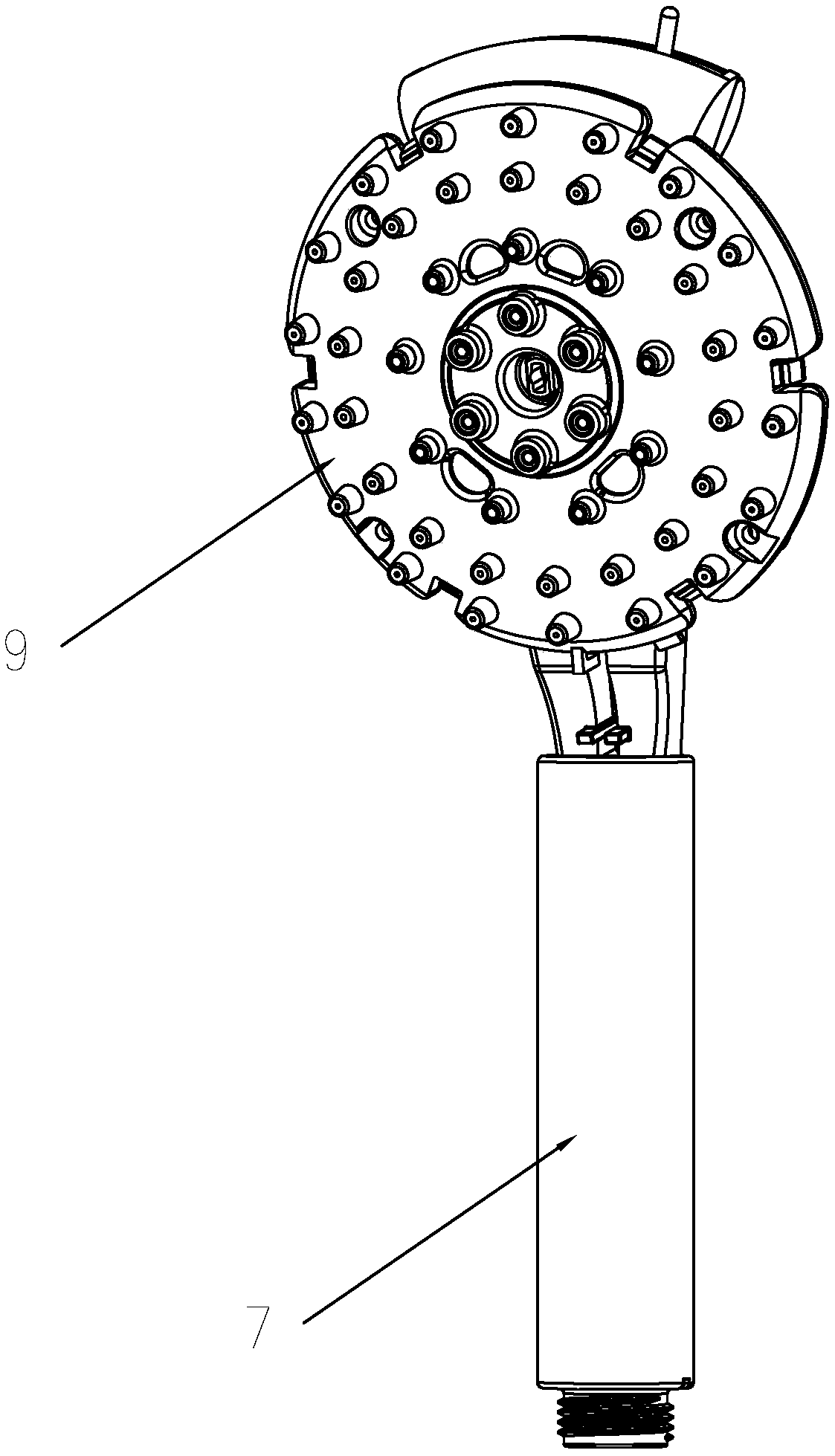 Sprinkler capable of swinging left and right to switch water spots