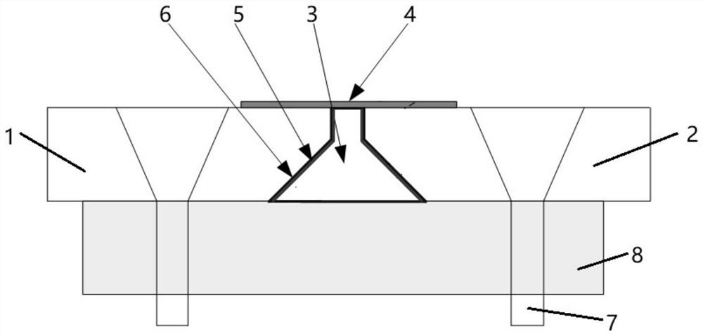 Covering cap capable of suppressing gap scattering