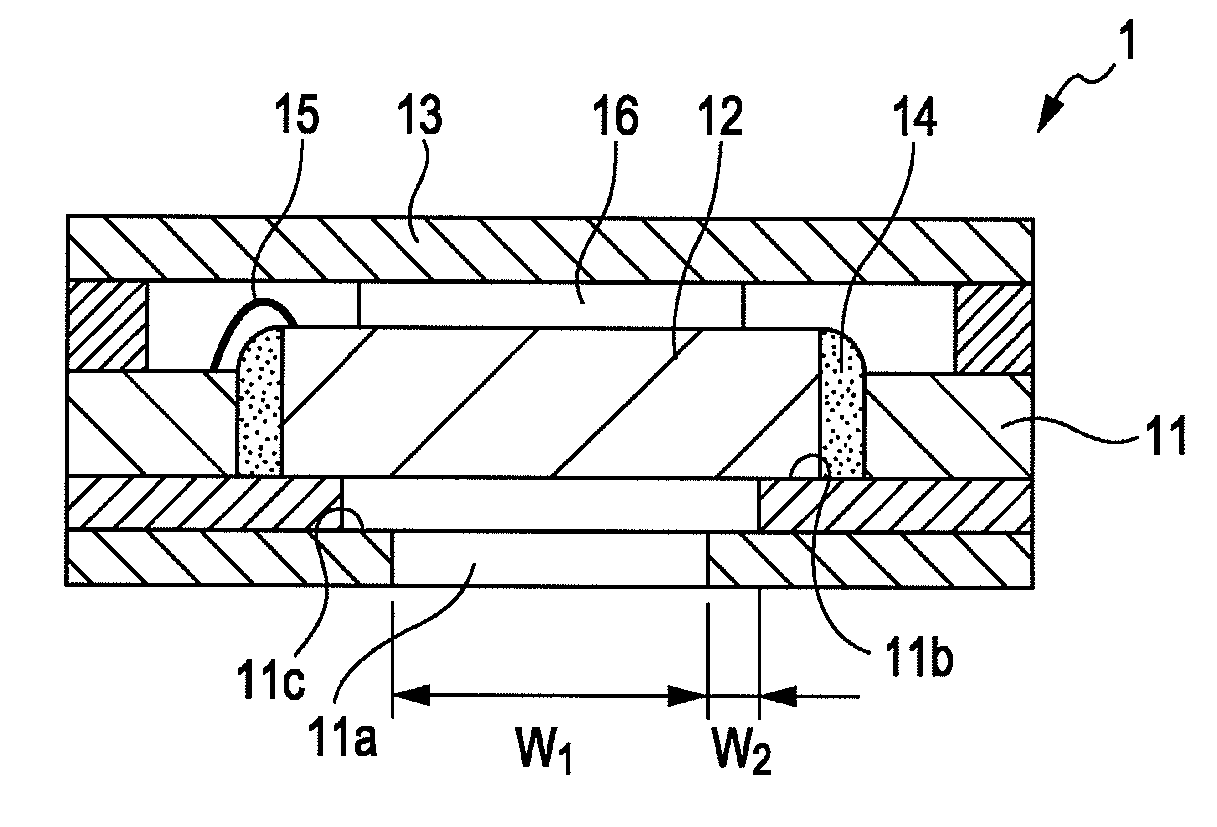 Pressure sensor package structure