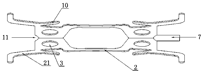 Disc brake leaf spring