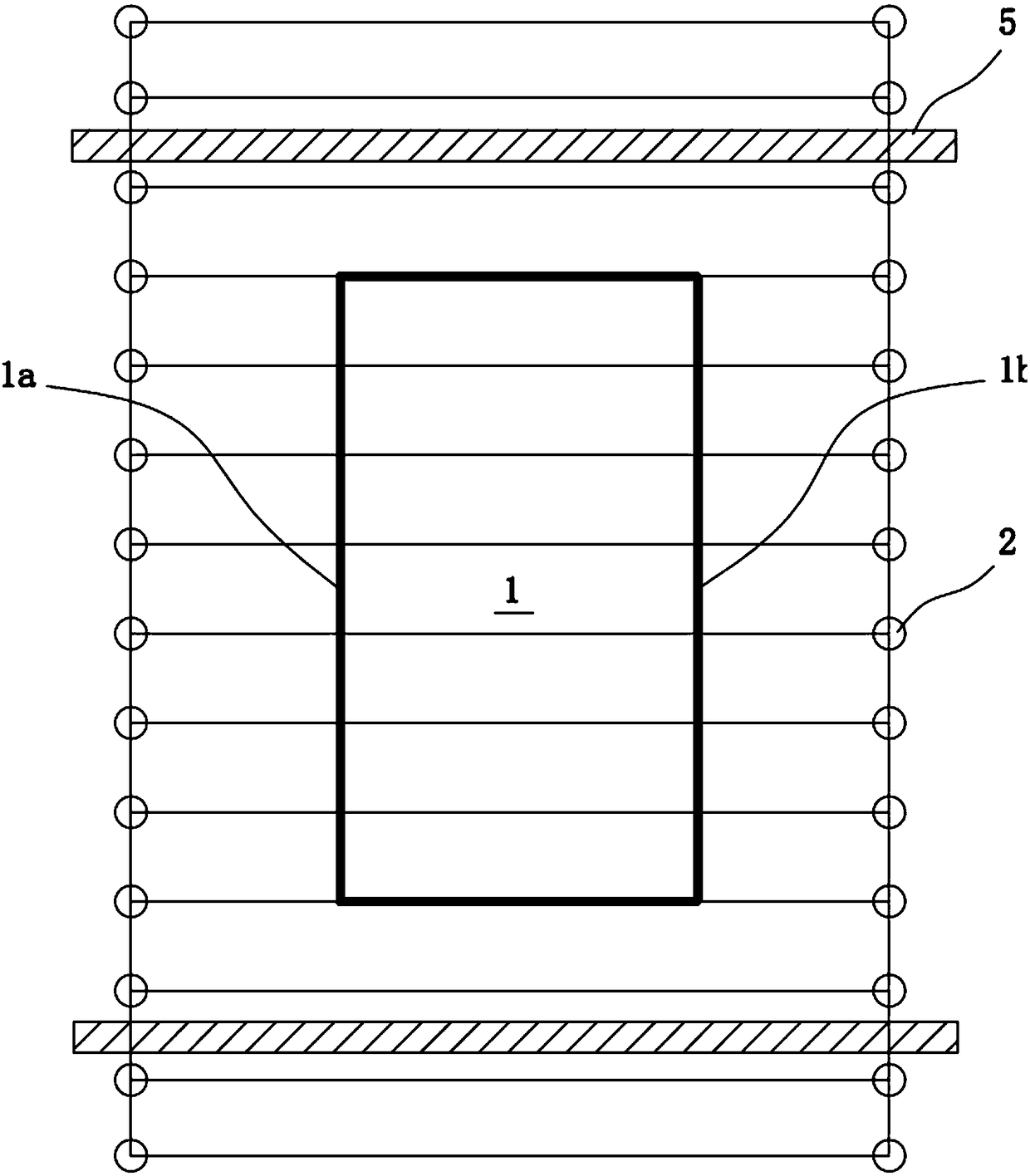 Deep foundation pit support soil-retaining and water-isolating method and device thereof