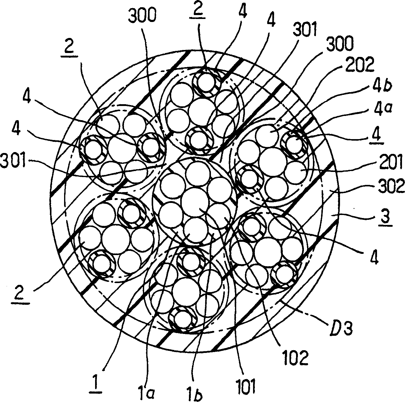 Wrapped steel wire