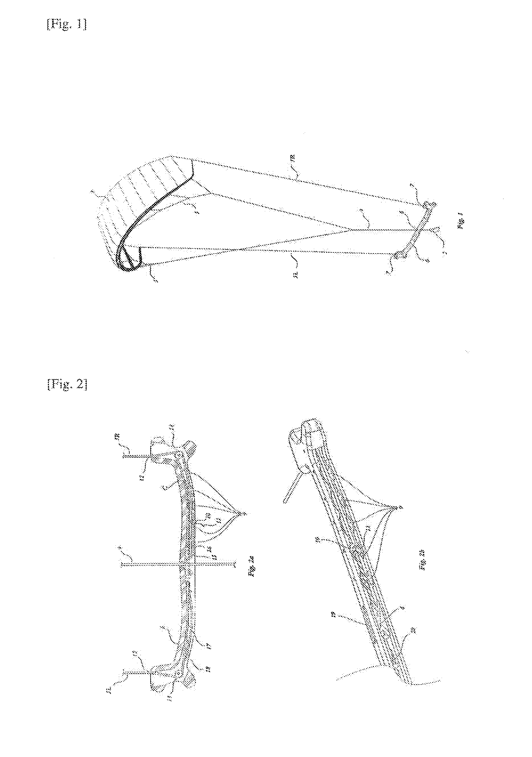 Kite control bar with integrated line adjustment means