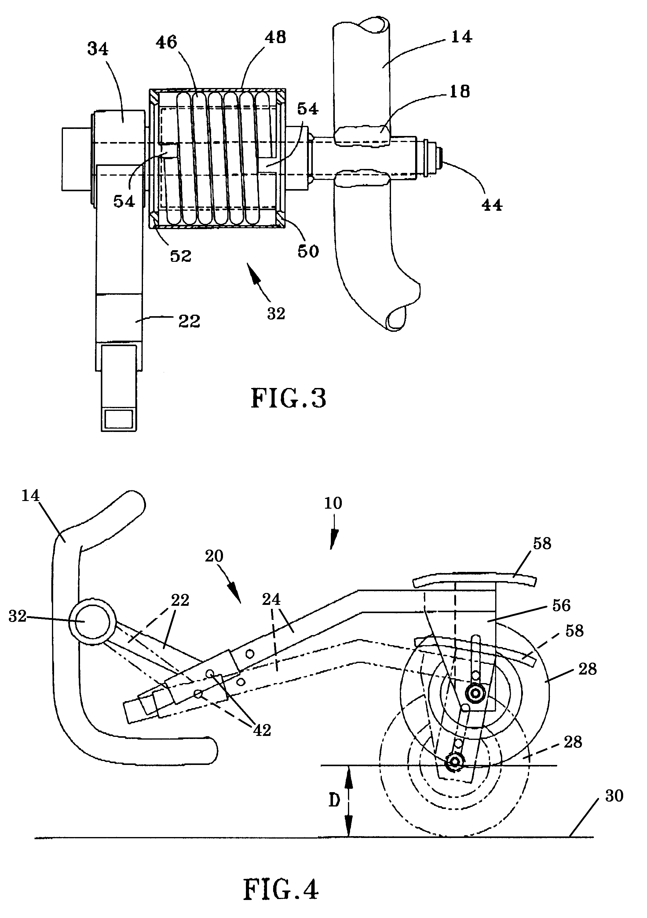 Method and apparatus for stabilizing a motorcycle