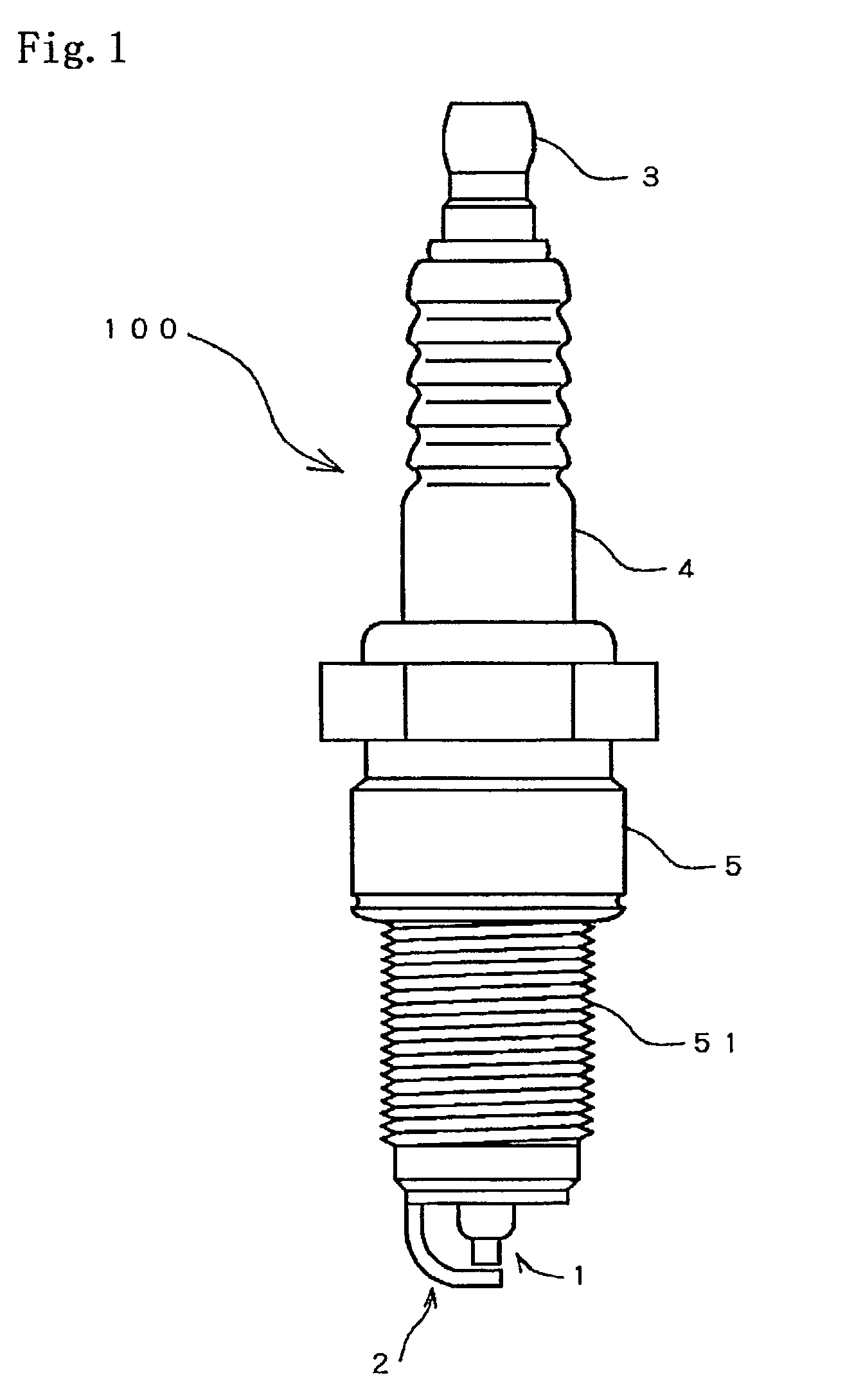 Spark plug internal combustion engine