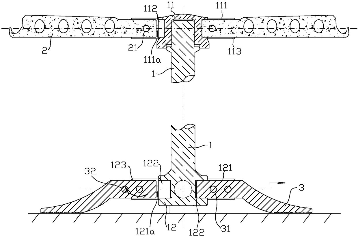 Floor-model clothes hanger