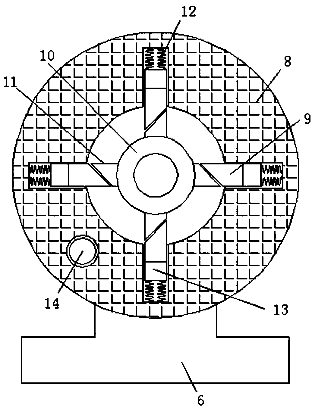 Polishing device of clutch brake disc of washing machine