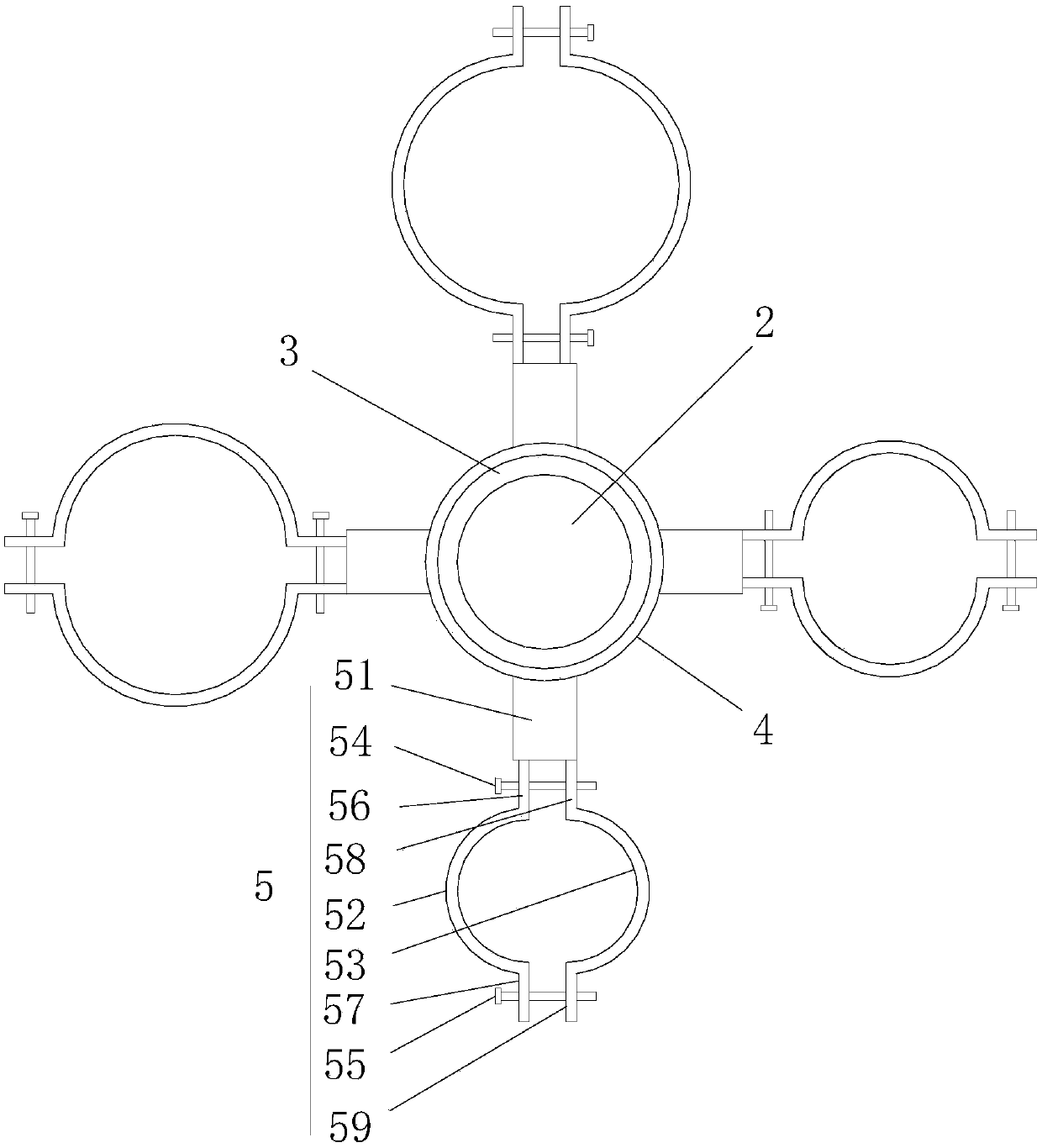 Fixing device for cultural relicrepair