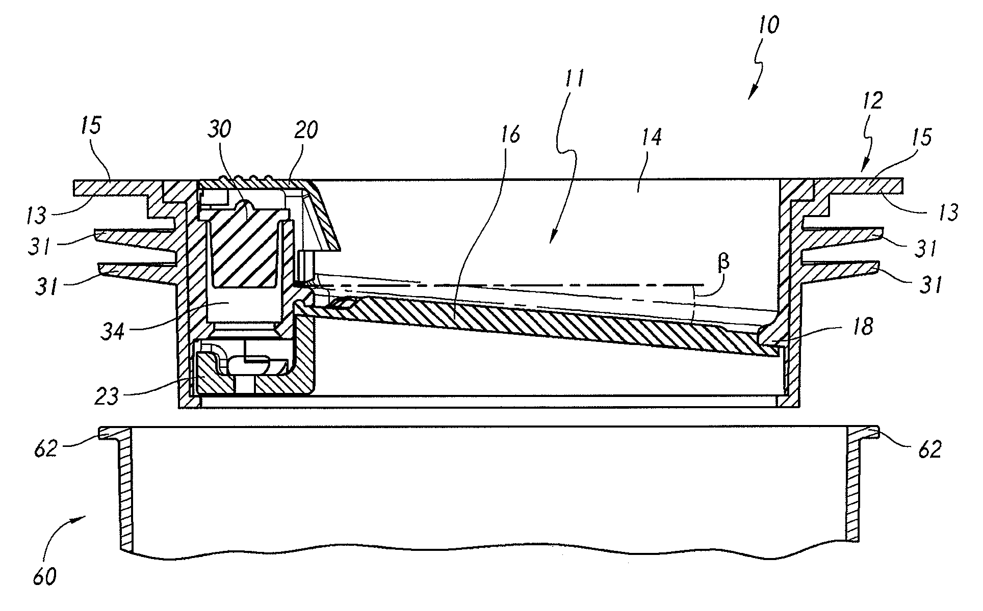 Valve for roof vent