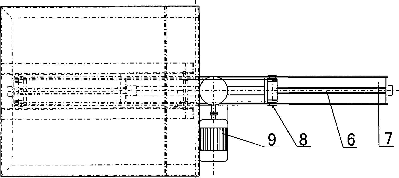 Push-and-pull type die turning-over device