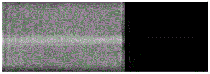 Bank note one-dimensional signal detection method and device