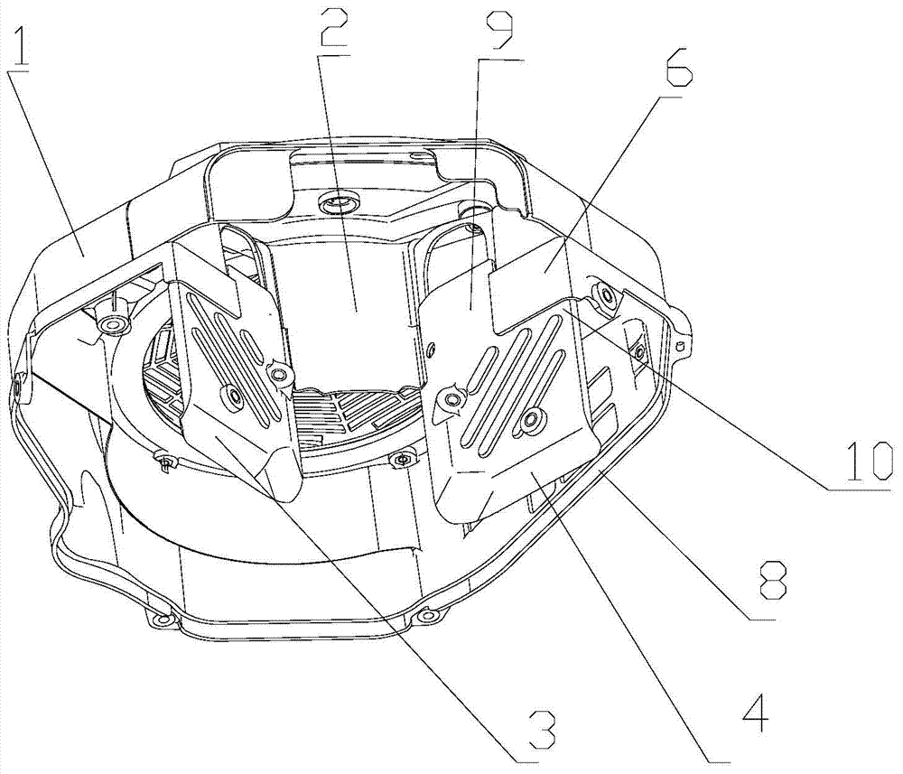 Fan cover for general gasoline engine