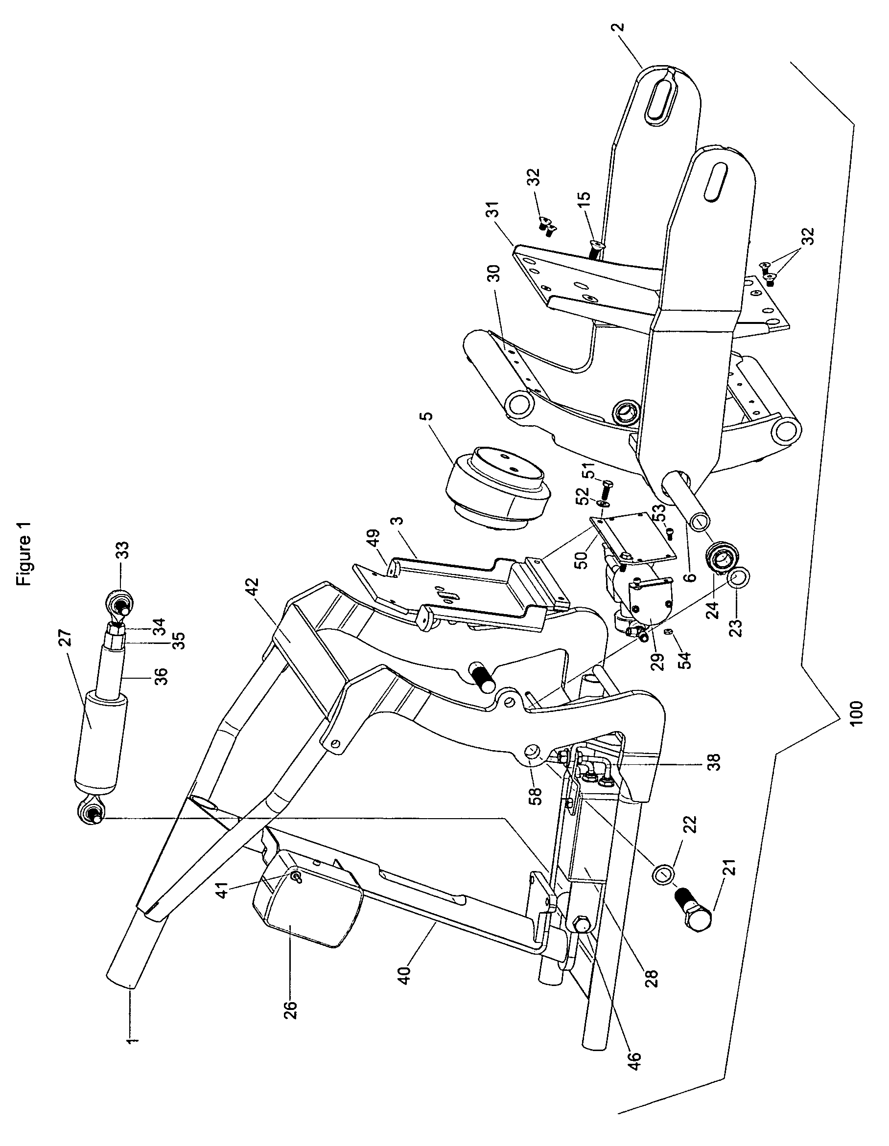 Motorcycle suspension system