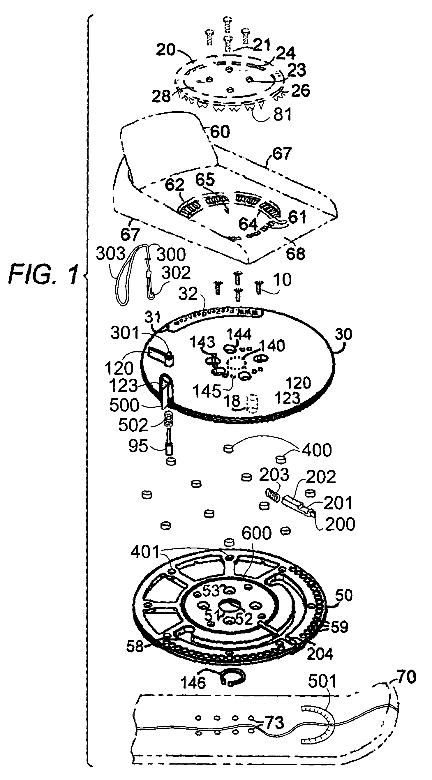 Adjustable rotatable sports board boot binding