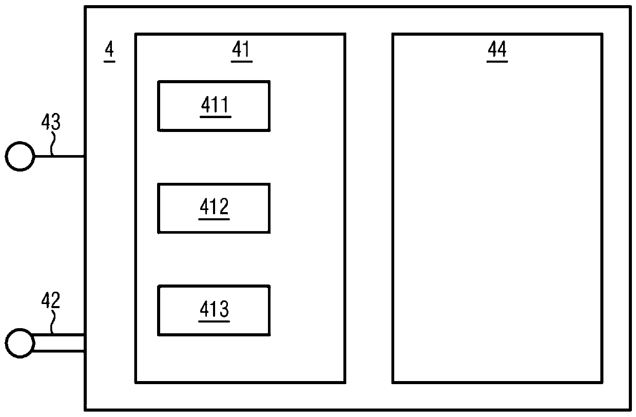 Control unit and control system for combination formed by vehicle and attachment device