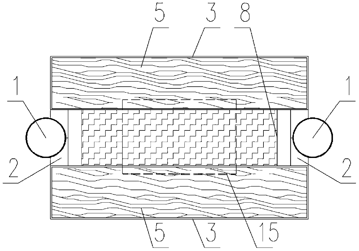 Integrated structure of tramcar station seat and electrical equipment box