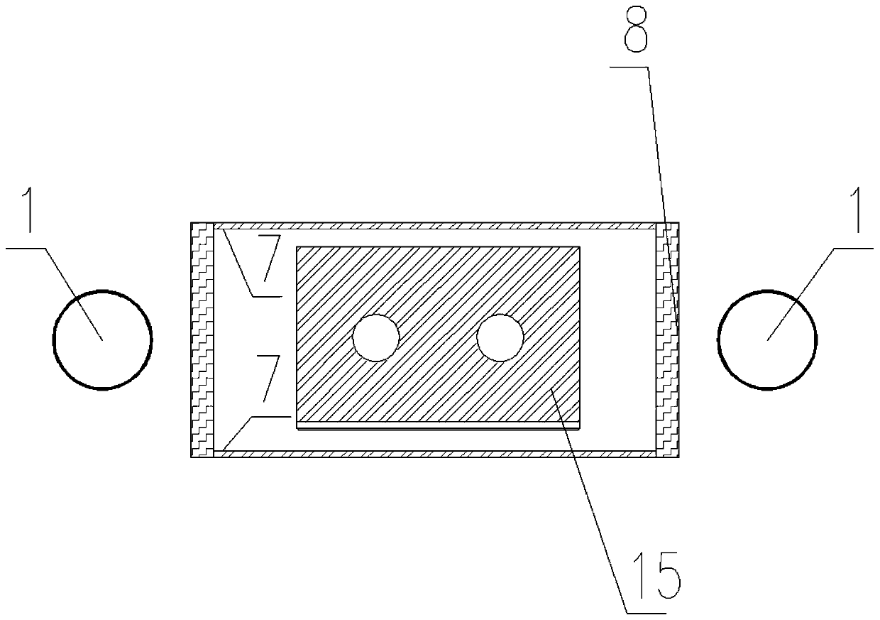 Integrated structure of tramcar station seat and electrical equipment box