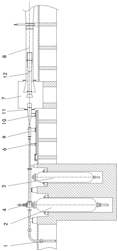 Design method of low Mach number flight total enthalpy platform based on existing hypersonic wind tunnel