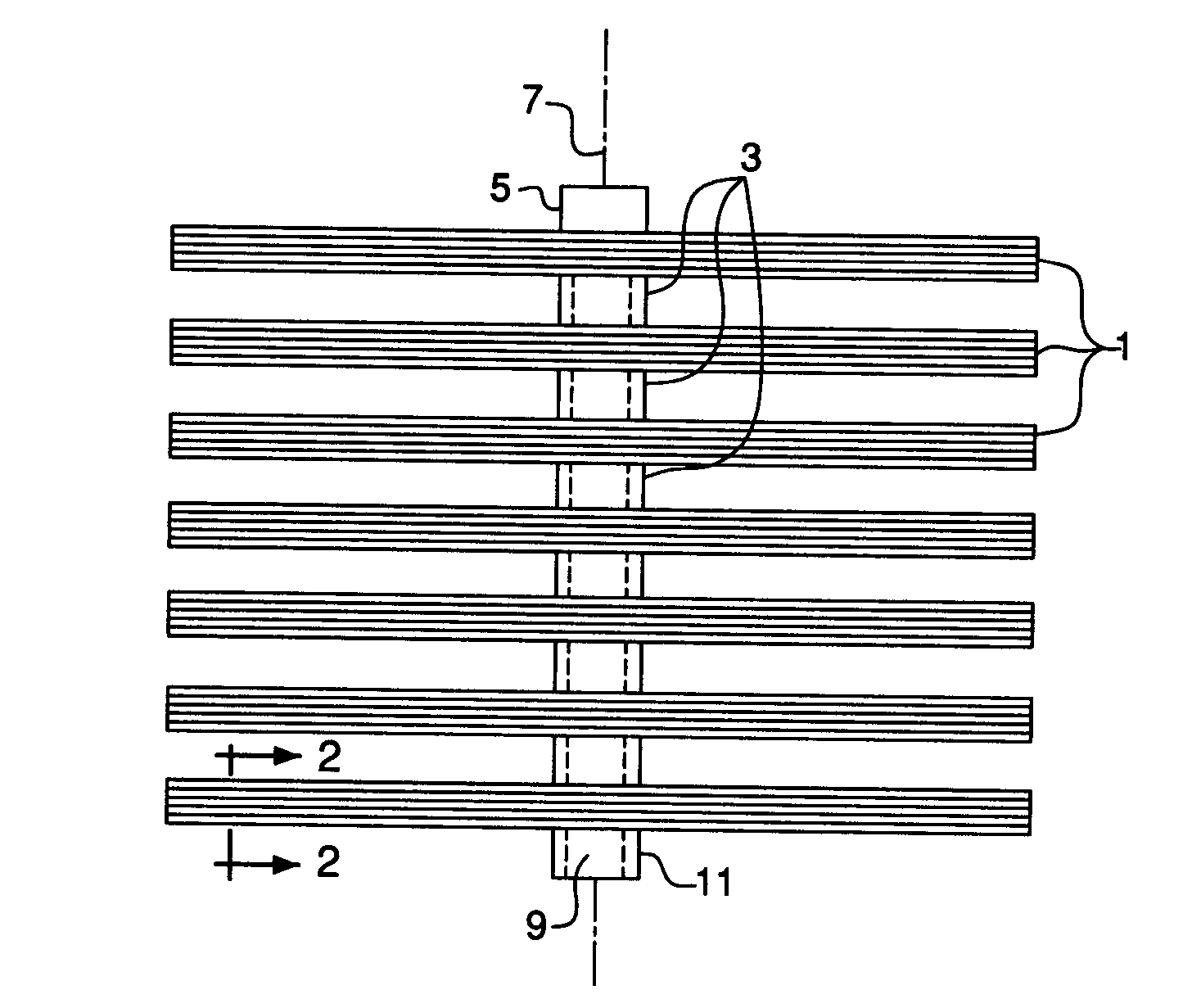 Ion transport membrane module and vessel system