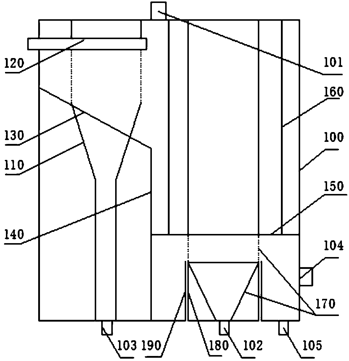 Device for removing pollutant in rainwater