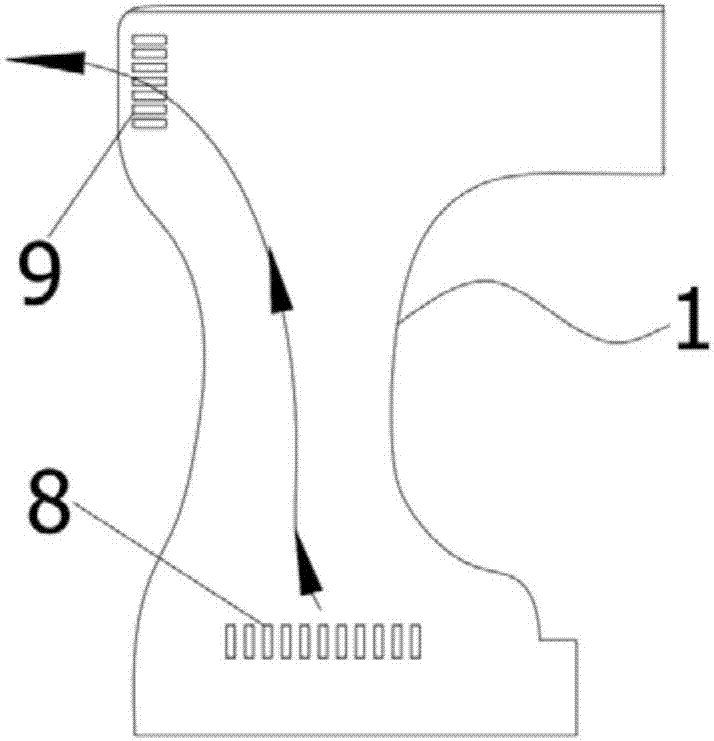 Brushless motor controller system facilitating mos transistor heat radiation