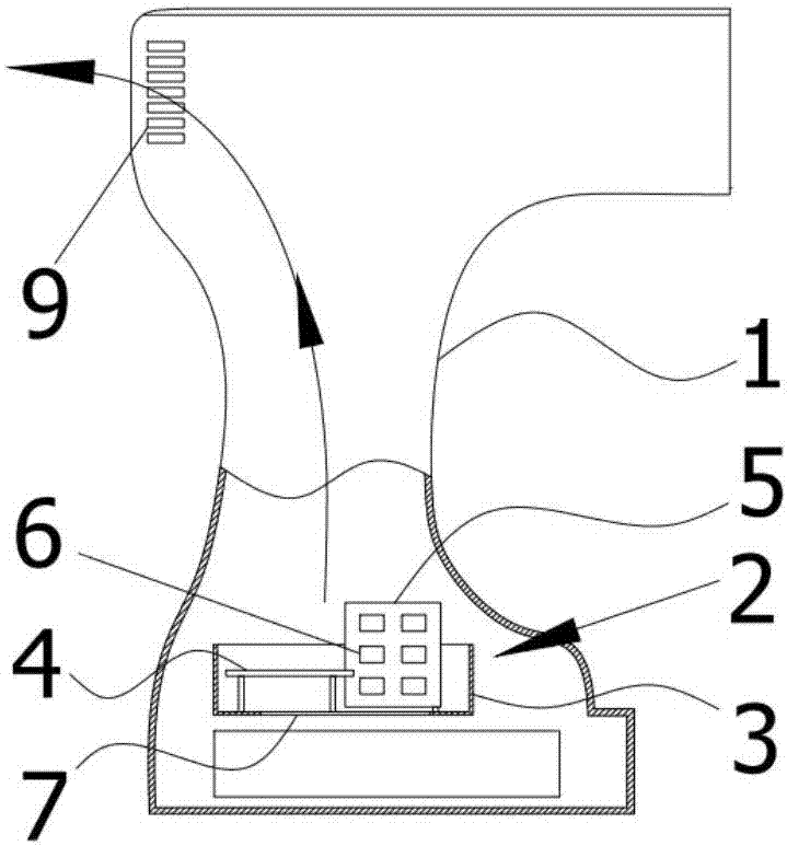 Brushless motor controller system facilitating mos transistor heat radiation