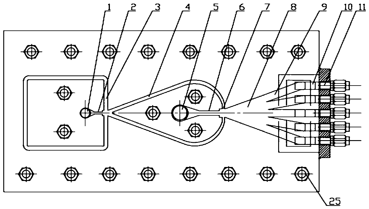 Self-excited microjet control multi-tube oscillator