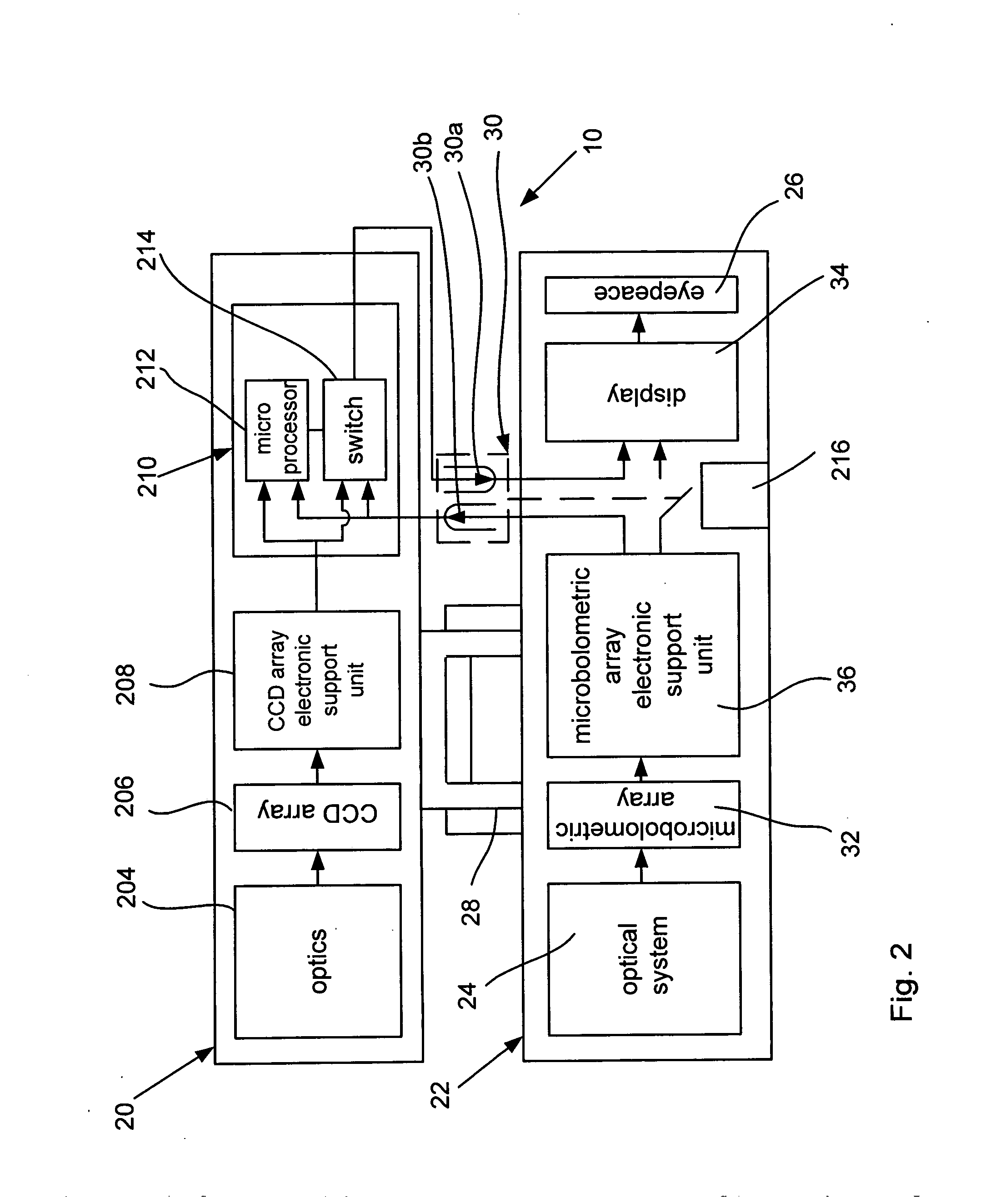 Optical system with automatic switching between operation in daylight and thermovision modes