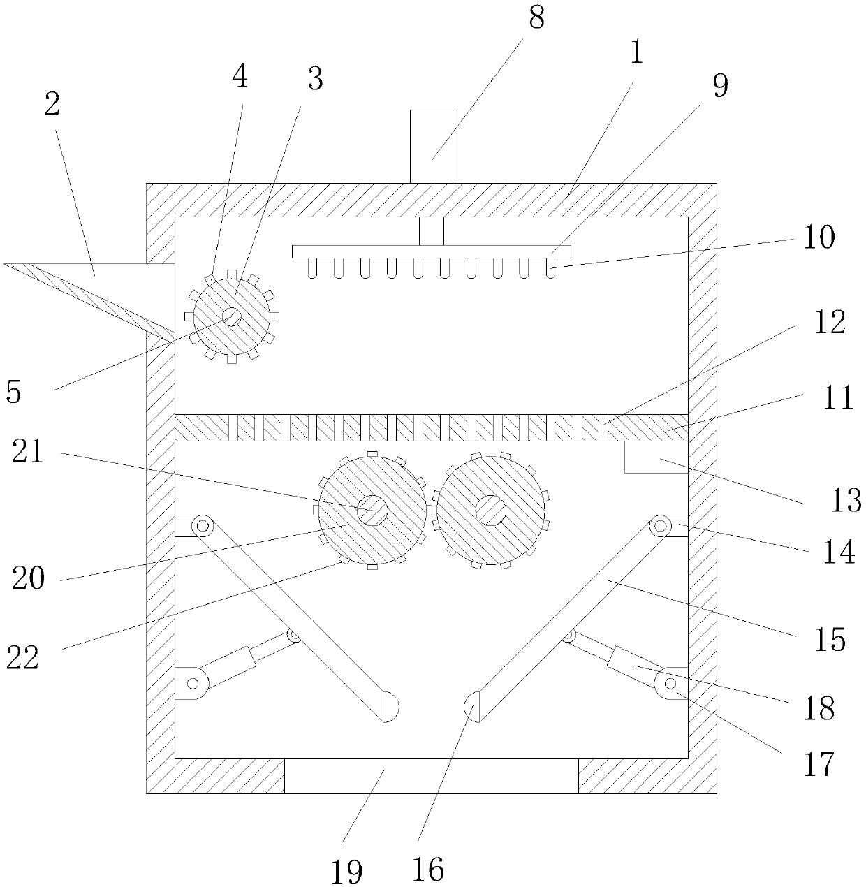 Adhesive feeding device for punched felt production