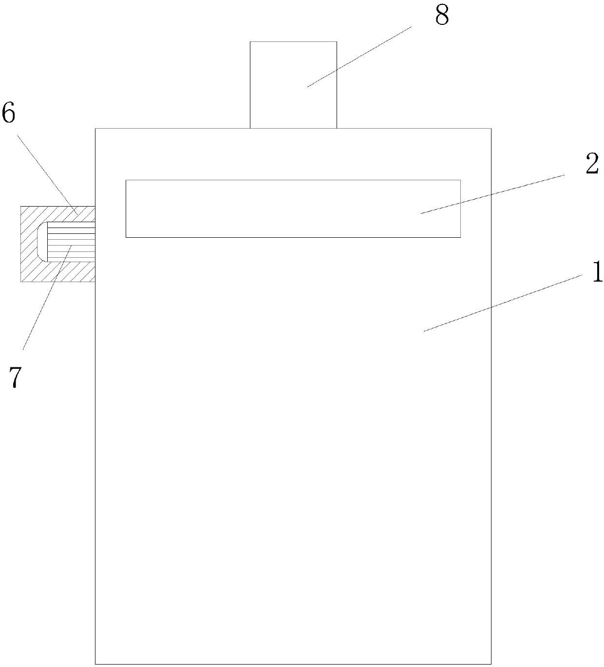 Adhesive feeding device for punched felt production