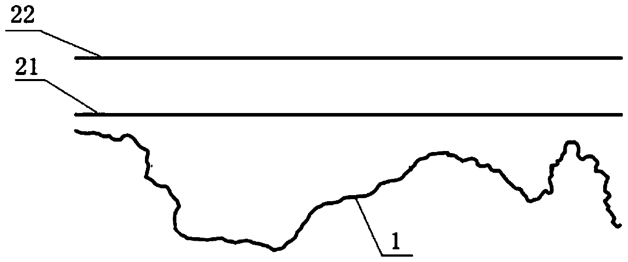 Isolating device for eliminating illegal immigration, and working method thereof